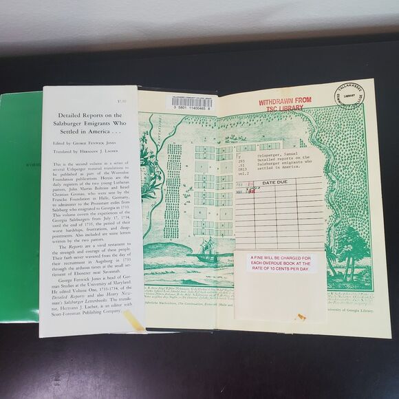 Samuel Urlsperger Detailed Reports Salzburger Emigrants Who Settled America Lot - Picture 5 of 16